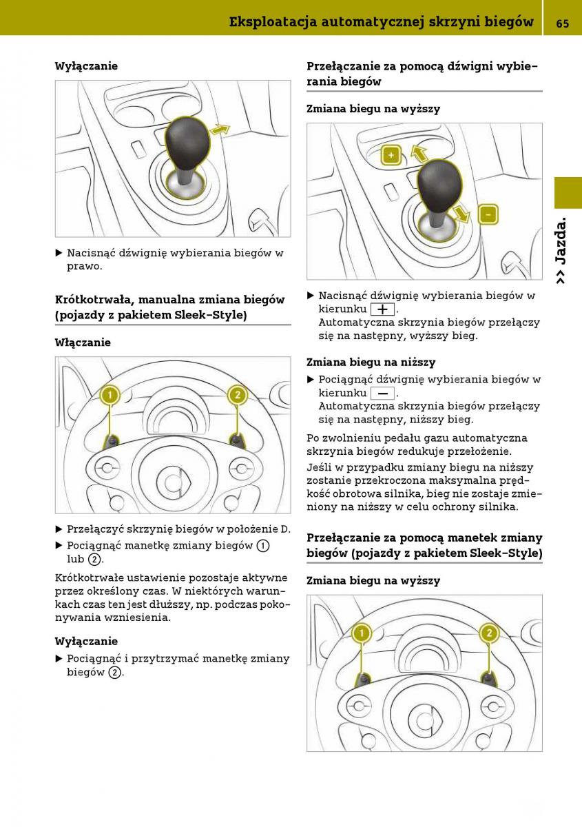 Smart Fortwo III 3 instrukcja obslugi / page 67