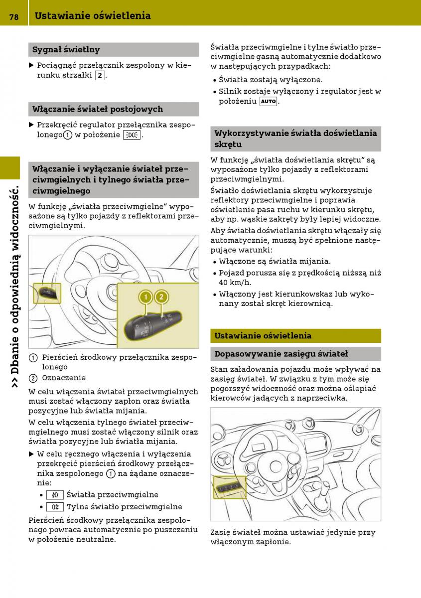 Smart Fortwo III 3 instrukcja obslugi / page 80