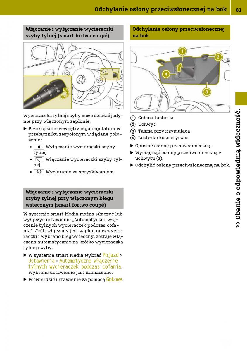 Smart Fortwo III 3 instrukcja obslugi / page 83