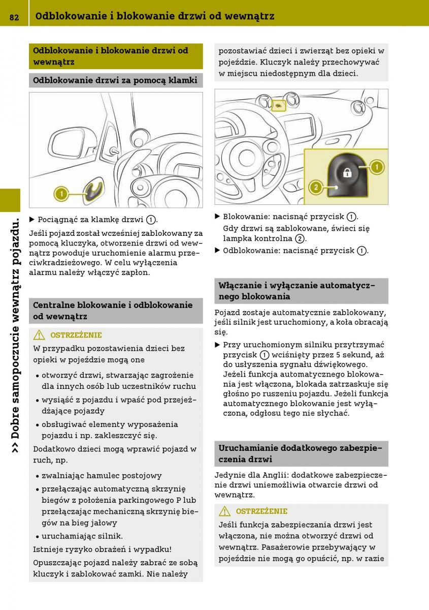 Smart Fortwo III 3 instrukcja obslugi / page 84