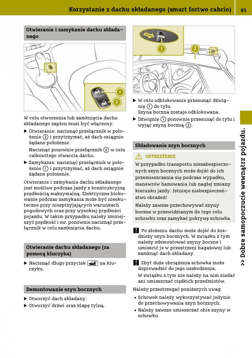 Smart Fortwo III 3 instrukcja obslugi / page 87