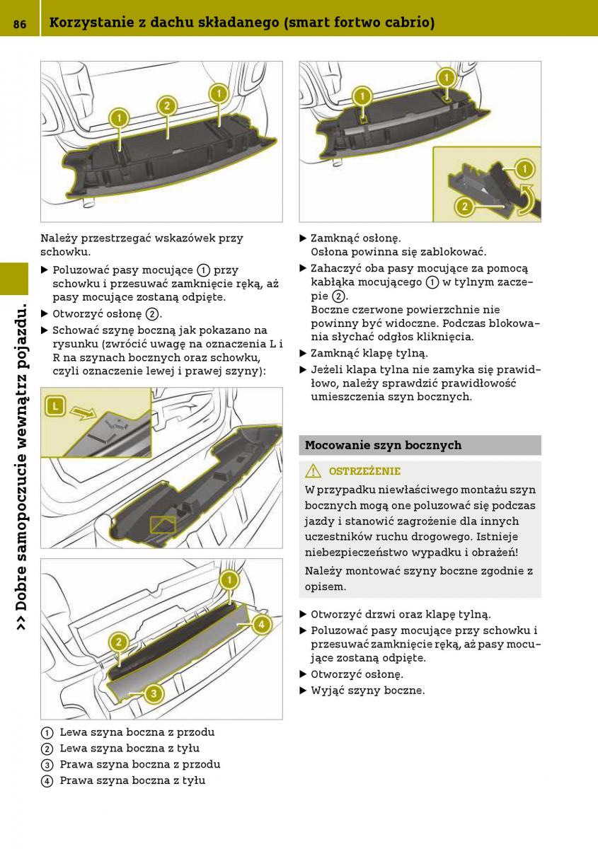 Smart Fortwo III 3 instrukcja obslugi / page 88