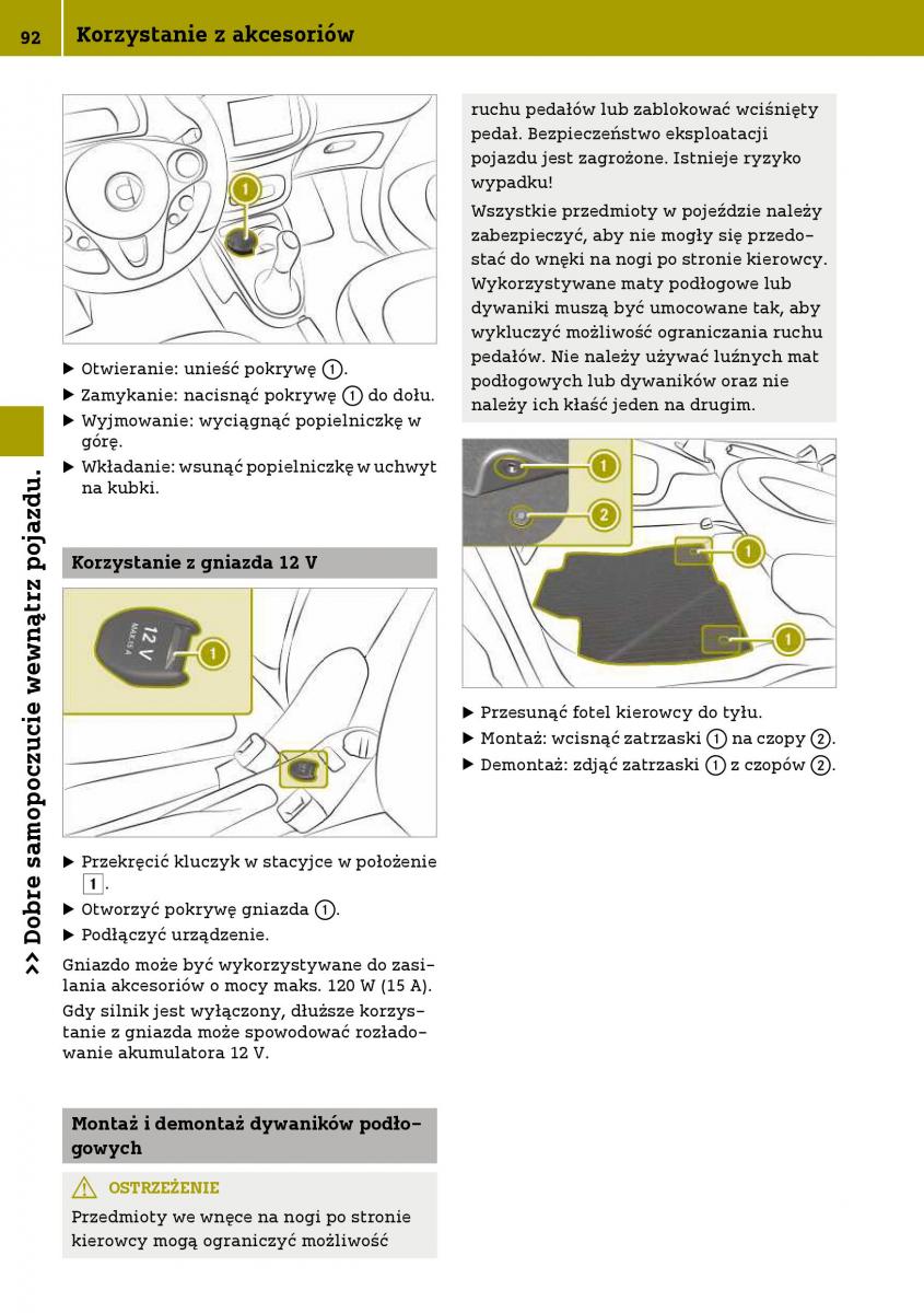 Smart Fortwo III 3 instrukcja obslugi / page 94