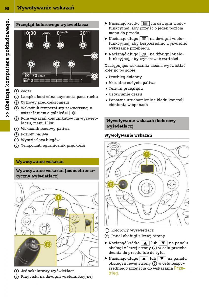 Smart Fortwo III 3 instrukcja obslugi / page 100