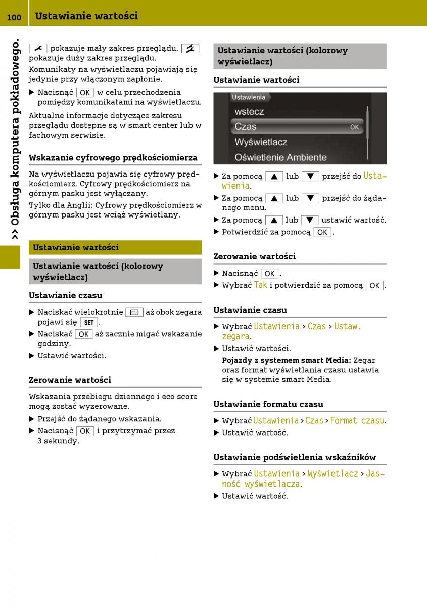 Smart Fortwo III 3 instrukcja obslugi / page 102