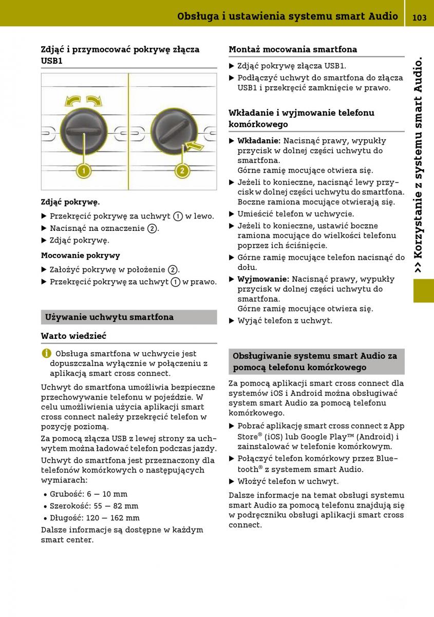 Smart Fortwo III 3 instrukcja obslugi / page 105