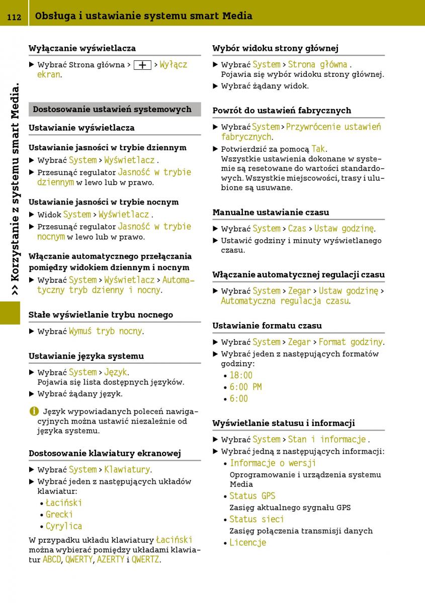 Smart Fortwo III 3 instrukcja obslugi / page 114