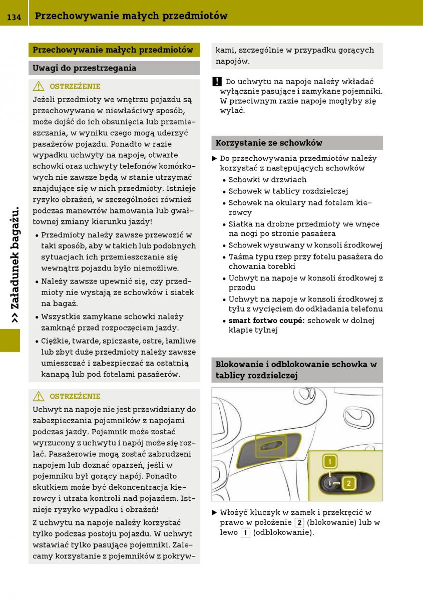 Smart Fortwo III 3 instrukcja obslugi / page 136