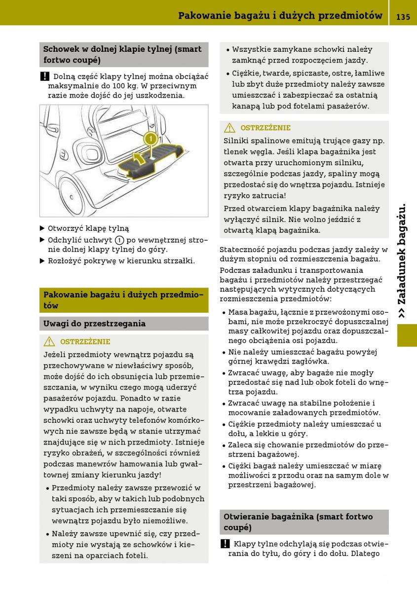 Smart Fortwo III 3 instrukcja obslugi / page 137