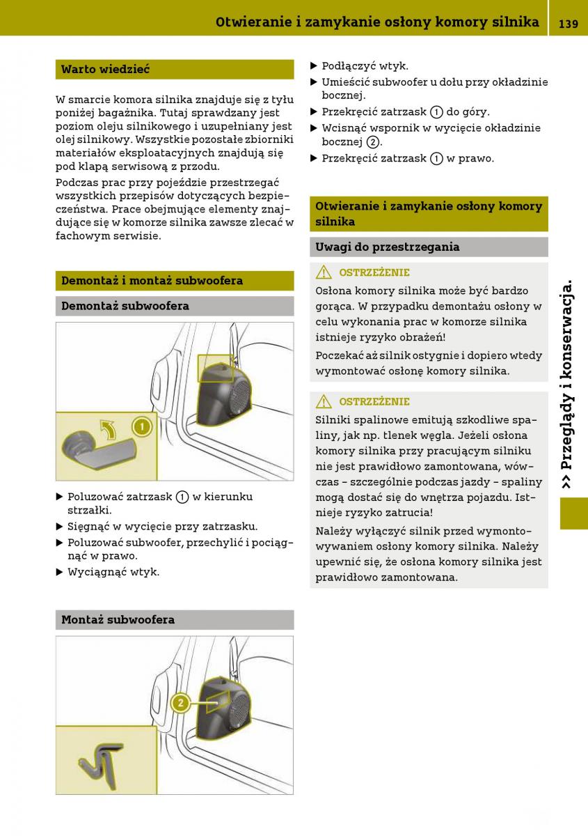 Smart Fortwo III 3 instrukcja obslugi / page 141