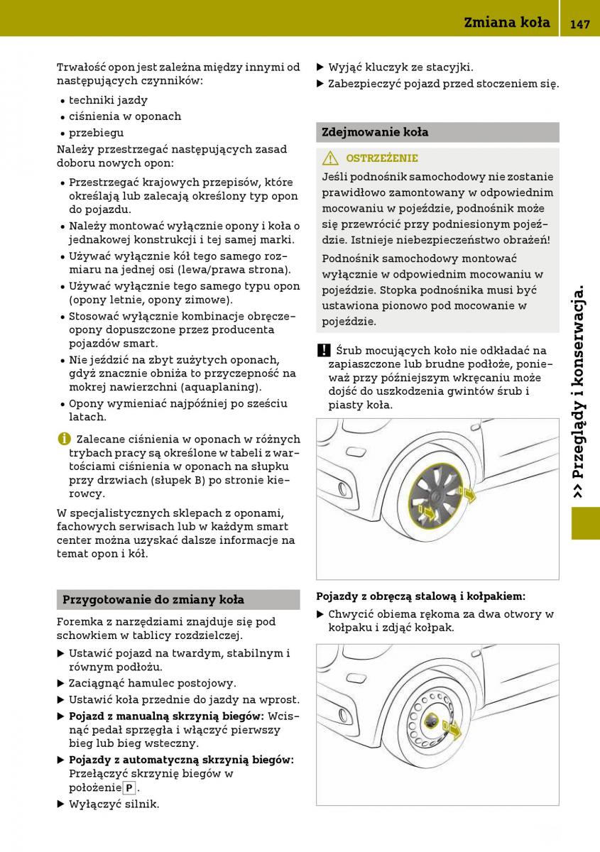 Smart Fortwo III 3 instrukcja obslugi / page 149