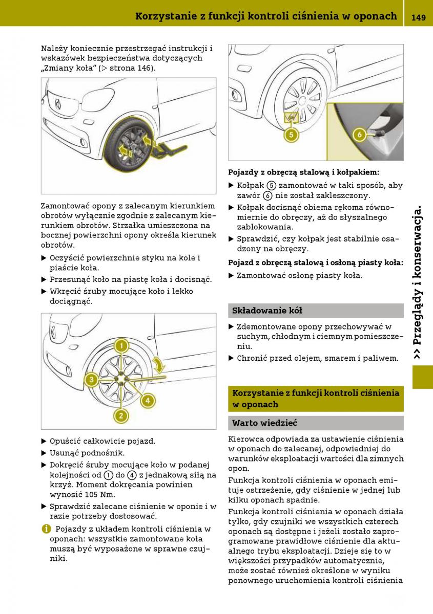 Smart Fortwo III 3 instrukcja obslugi / page 151