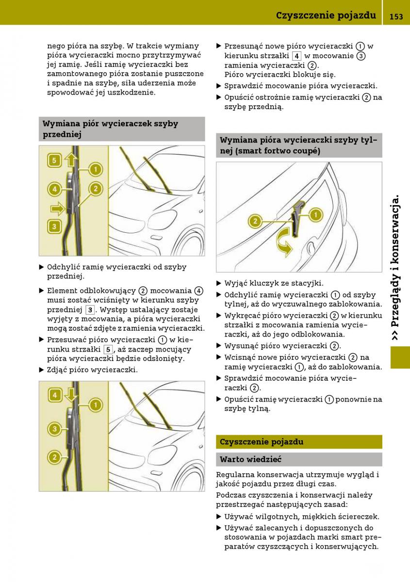 Smart Fortwo III 3 instrukcja obslugi / page 155