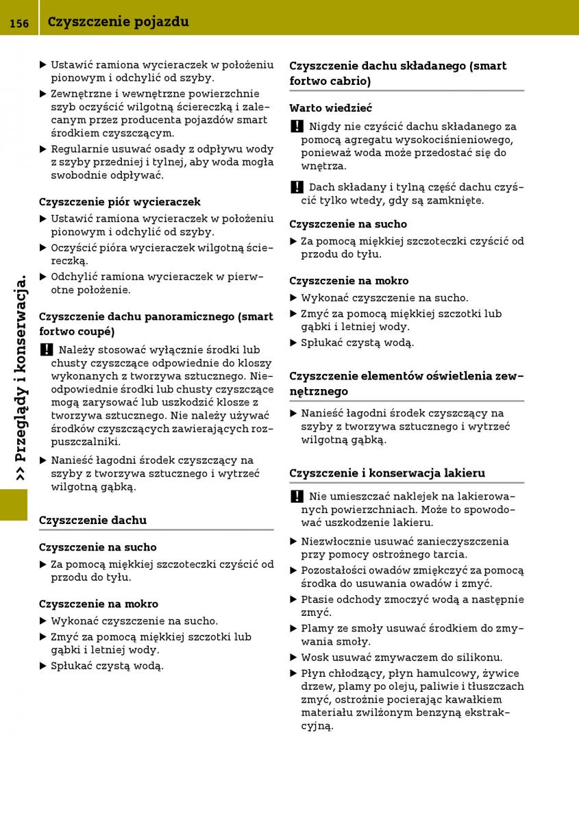 Smart Fortwo III 3 instrukcja obslugi / page 158