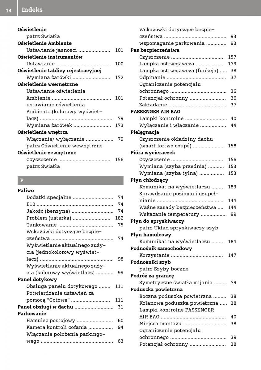 Smart Fortwo III 3 instrukcja obslugi / page 16