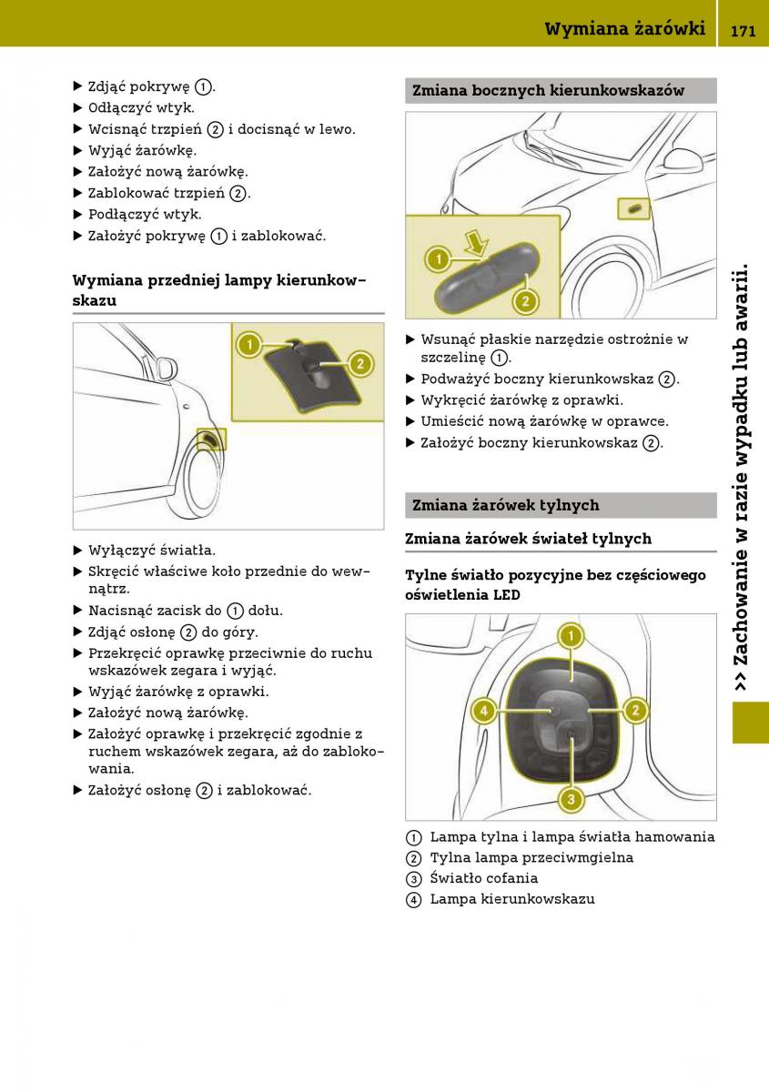 Smart Fortwo III 3 instrukcja obslugi / page 173