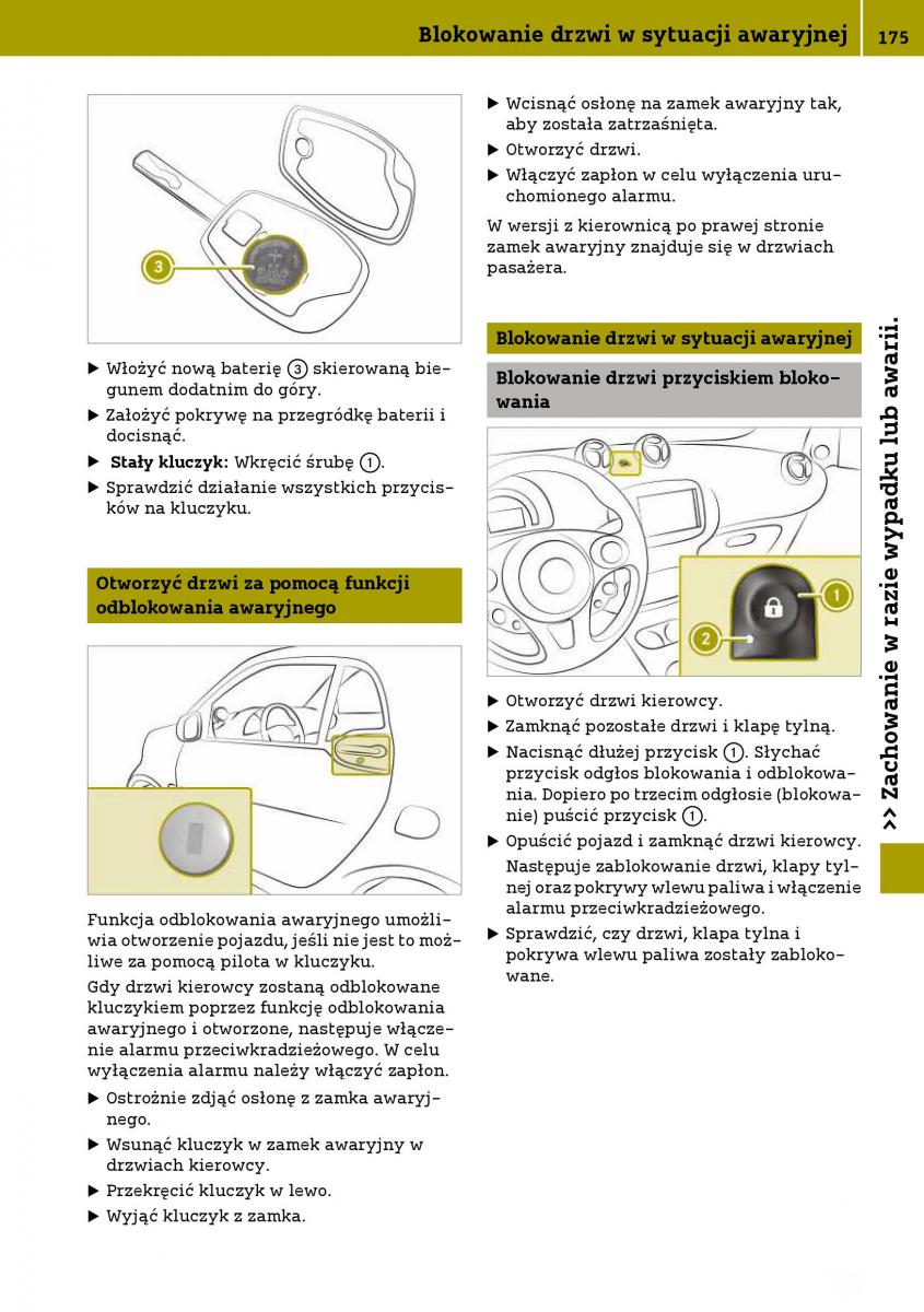 Smart Fortwo III 3 instrukcja obslugi / page 177