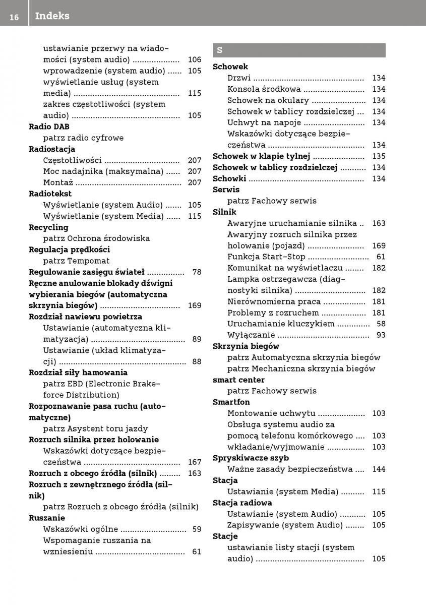 Smart Fortwo III 3 instrukcja obslugi / page 18