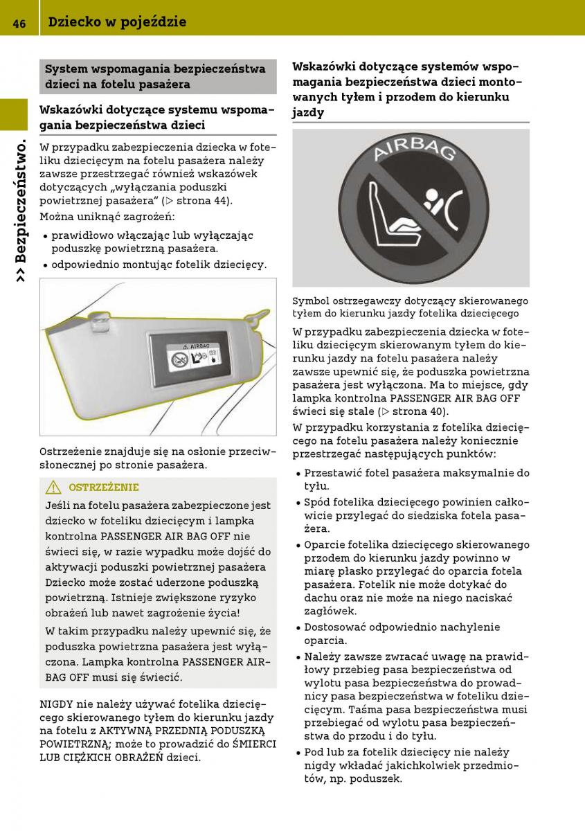 Smart Fortwo III 3 instrukcja obslugi / page 48