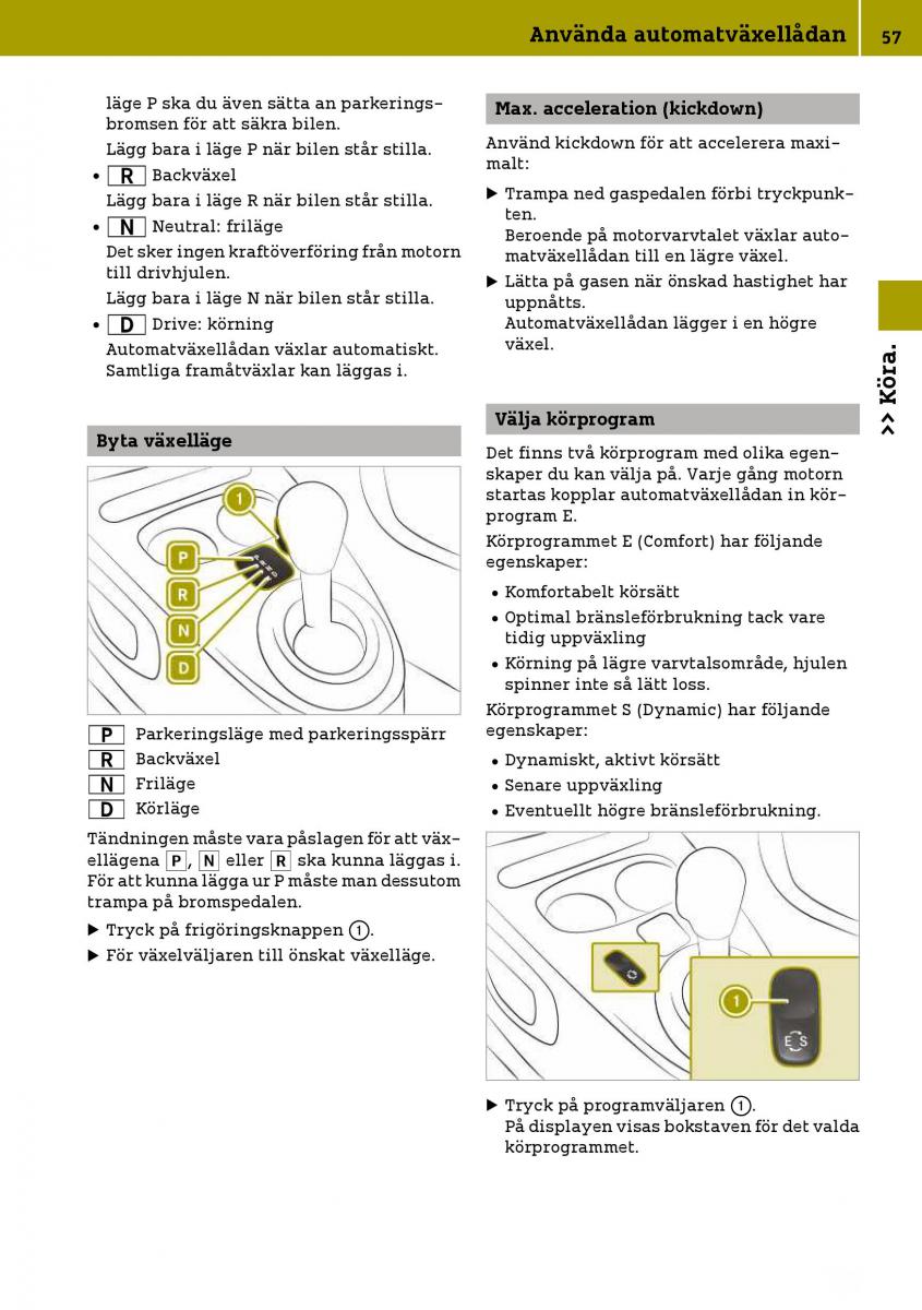 Smart Fortwo III 3 instruktionsbok / page 59