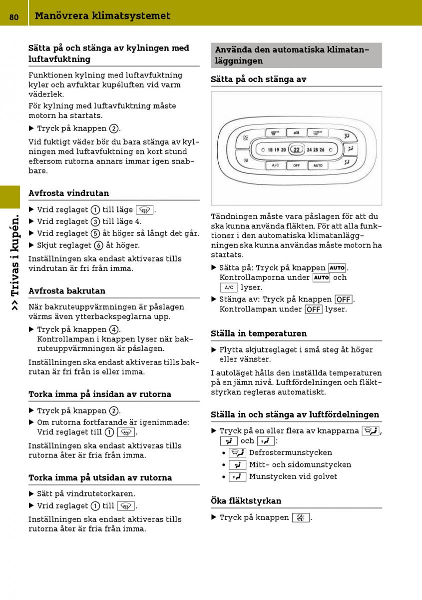 Smart Fortwo III 3 instruktionsbok / page 82