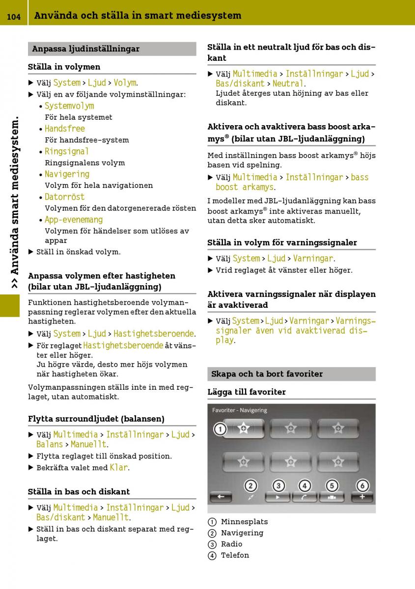 Smart Fortwo III 3 instruktionsbok / page 106