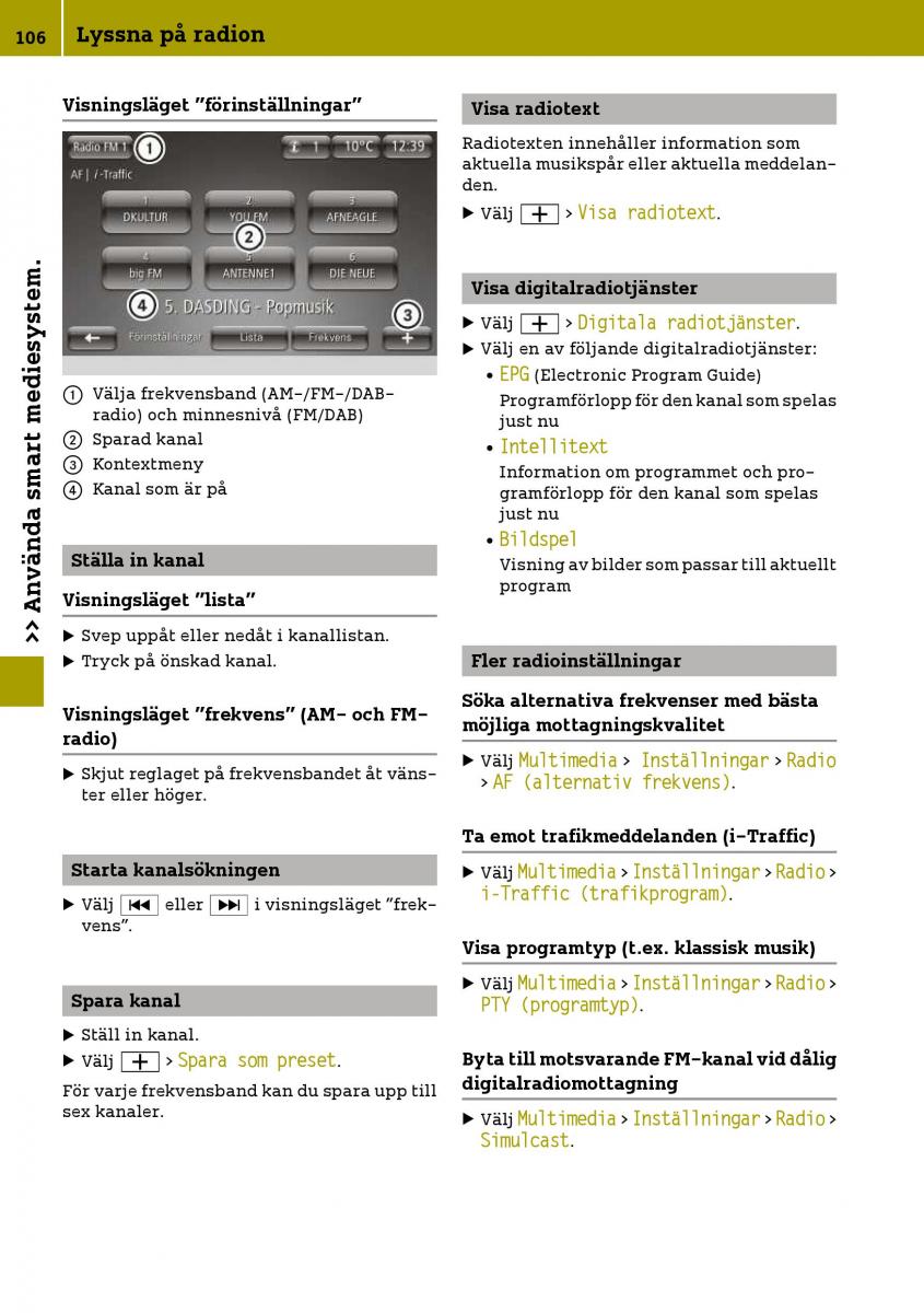 Smart Fortwo III 3 instruktionsbok / page 108