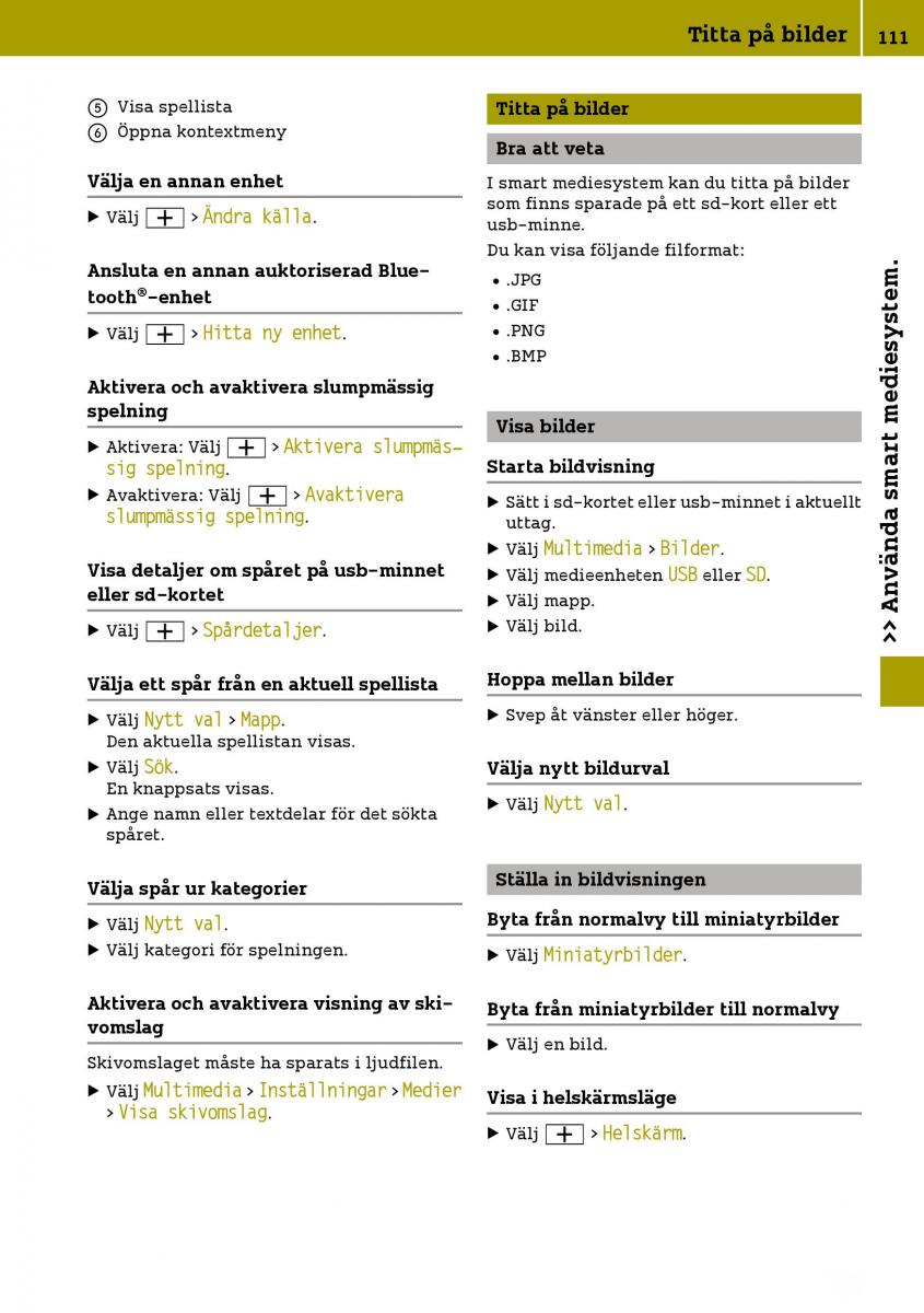 Smart Fortwo III 3 instruktionsbok / page 113