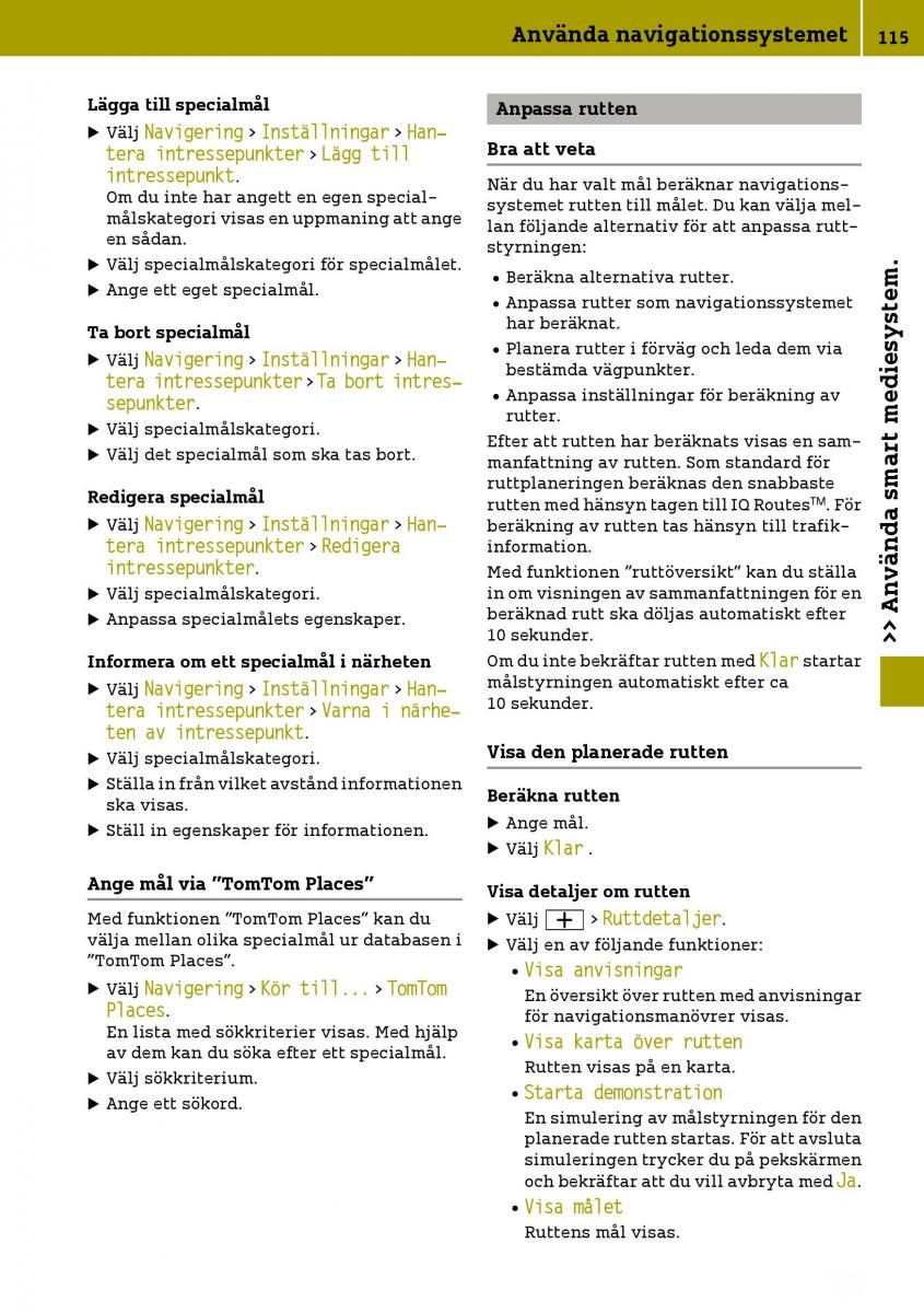 Smart Fortwo III 3 instruktionsbok / page 117