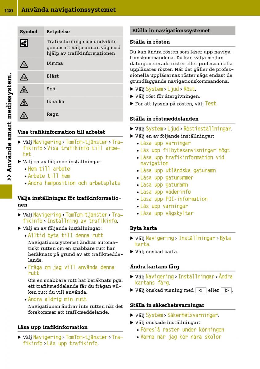 Smart Fortwo III 3 instruktionsbok / page 122