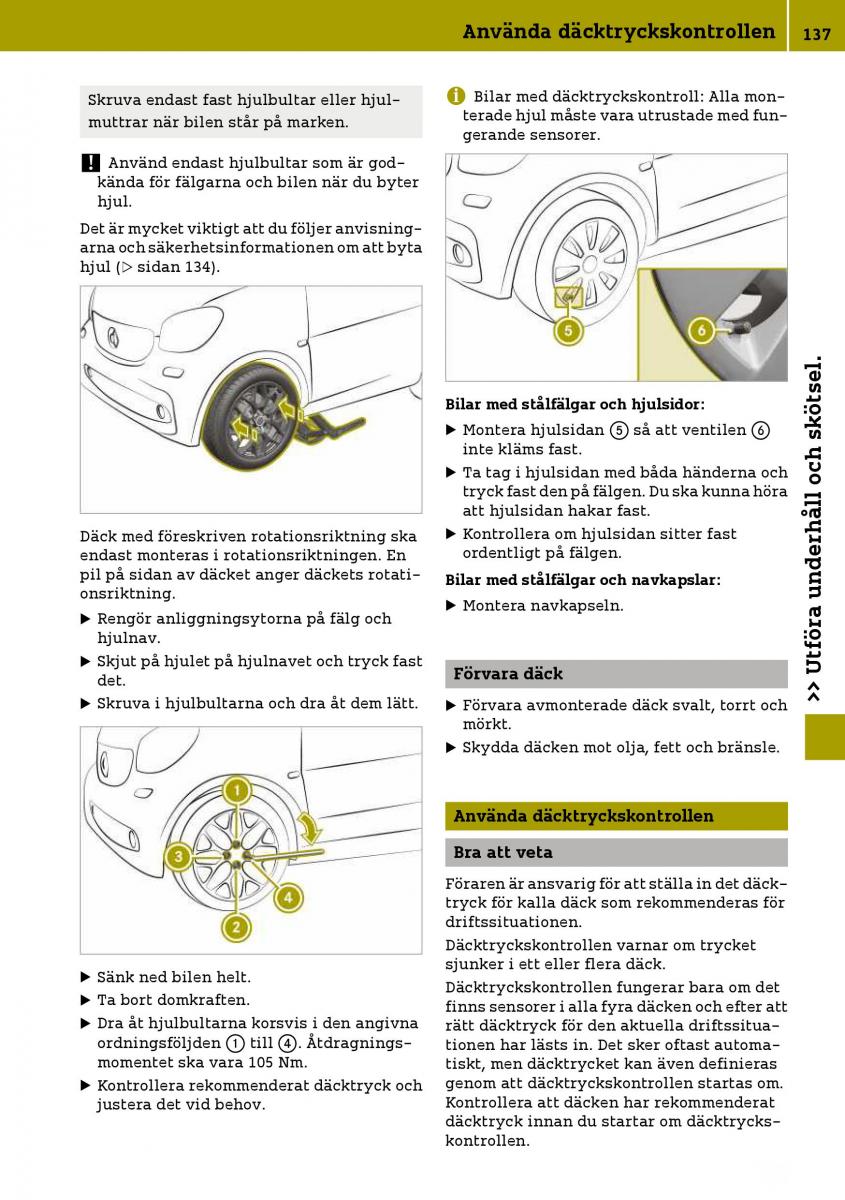 Smart Fortwo III 3 instruktionsbok / page 139