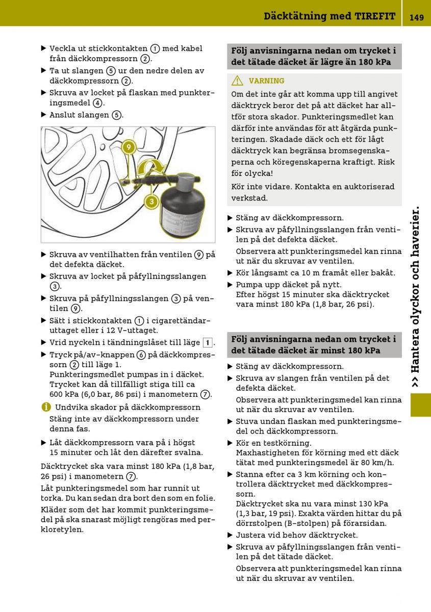 Smart Fortwo III 3 instruktionsbok / page 151