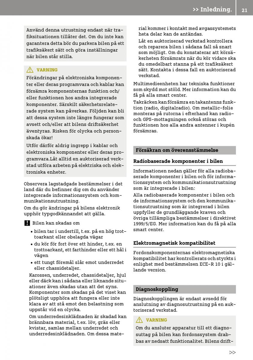 Smart Fortwo III 3 instruktionsbok / page 23