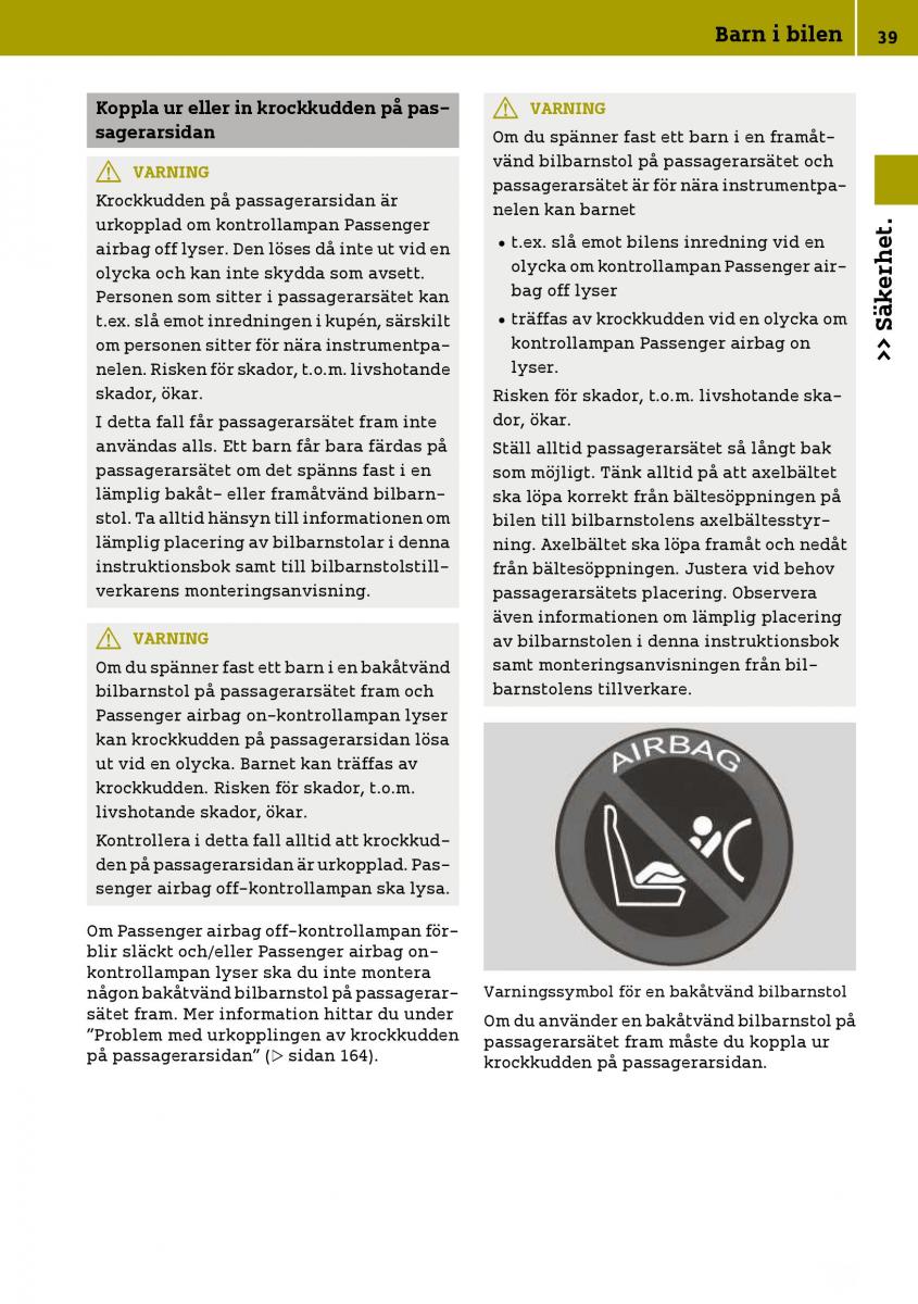 Smart Fortwo III 3 instruktionsbok / page 41