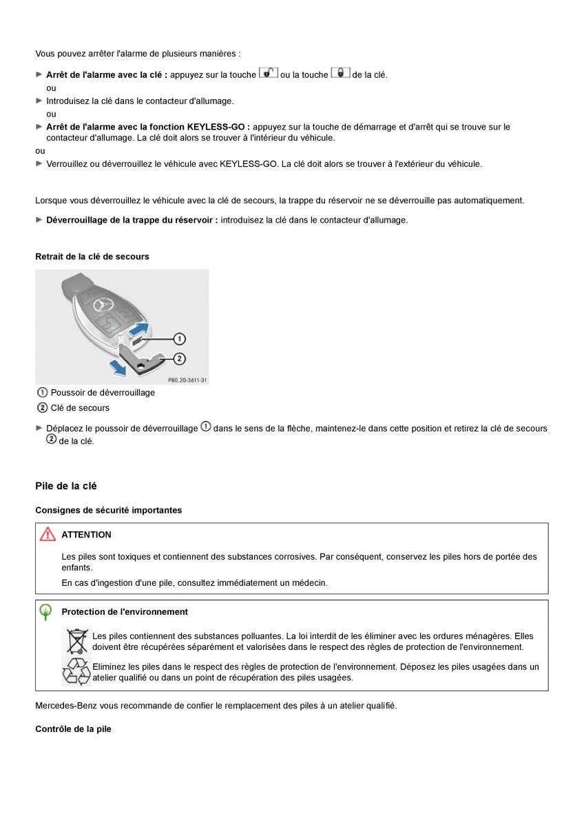 Mercedes Benz ML class II W164 manuel du proprietaire / page 60