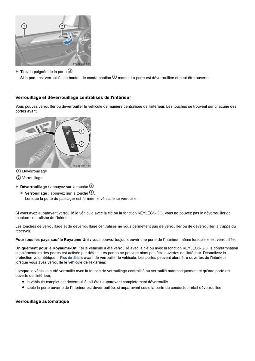 Mercedes Benz ML class II W164 manuel du proprietaire / page 65