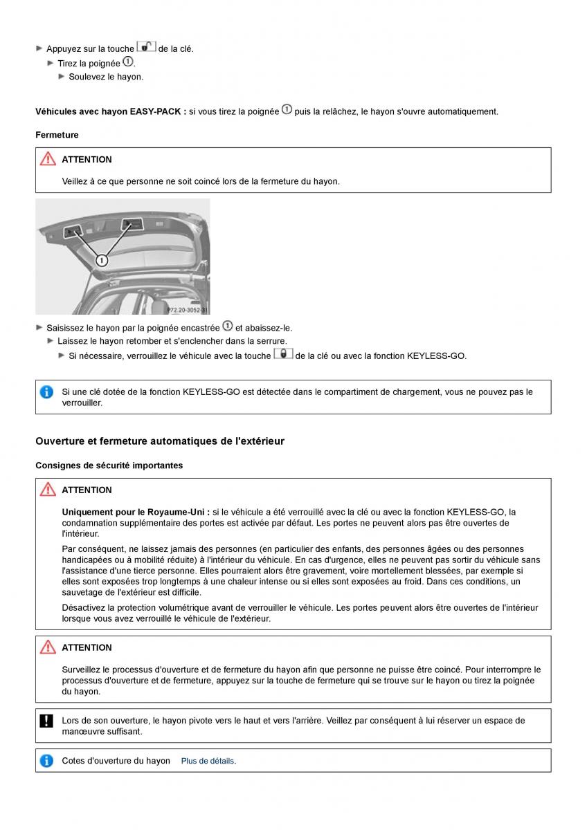 Mercedes Benz ML class II W164 manuel du proprietaire / page 70