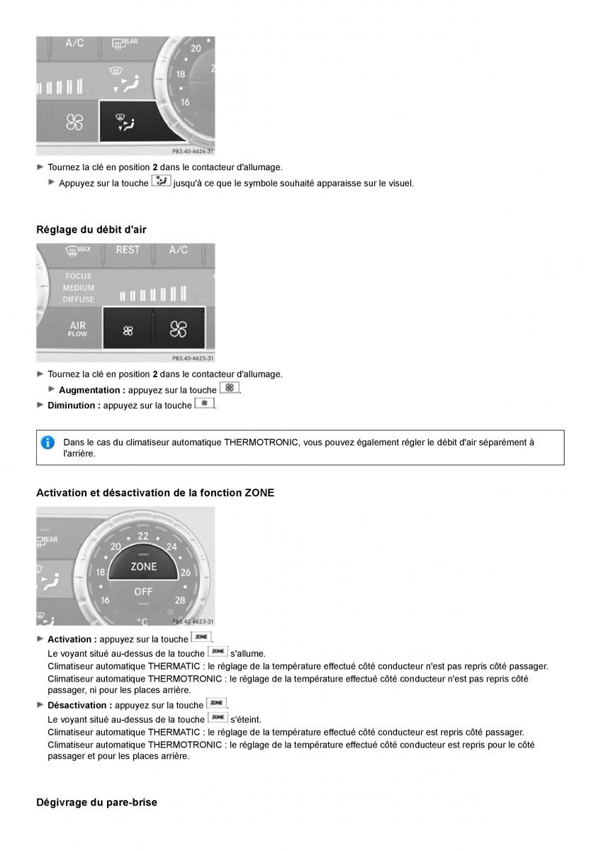 Mercedes Benz ML class II W164 manuel du proprietaire / page 132