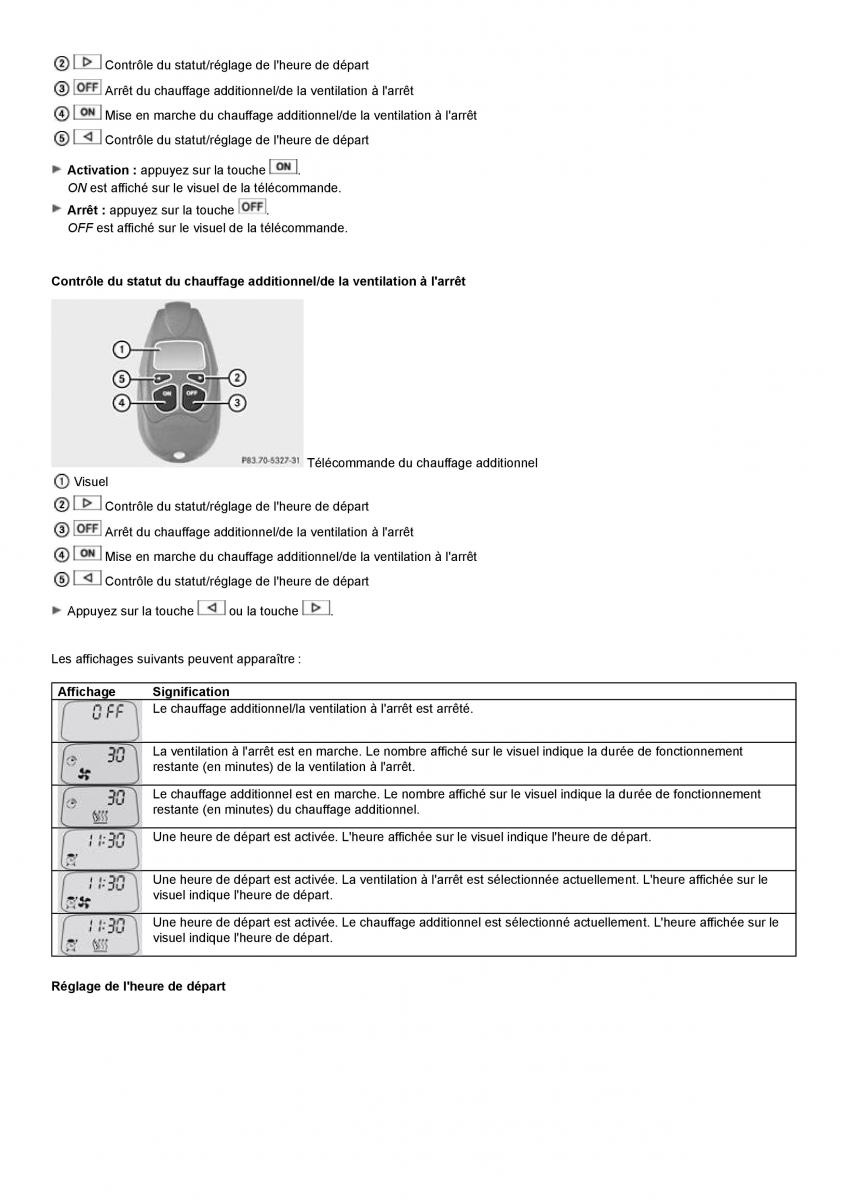 Mercedes Benz ML class II W164 manuel du proprietaire / page 138