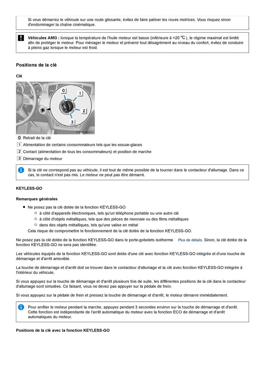 Mercedes Benz ML class II W164 manuel du proprietaire / page 147