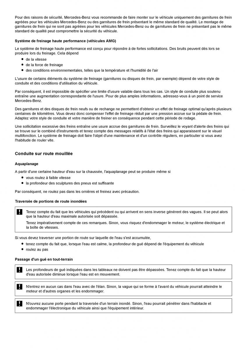 Mercedes Benz ML class II W164 manuel du proprietaire / page 178