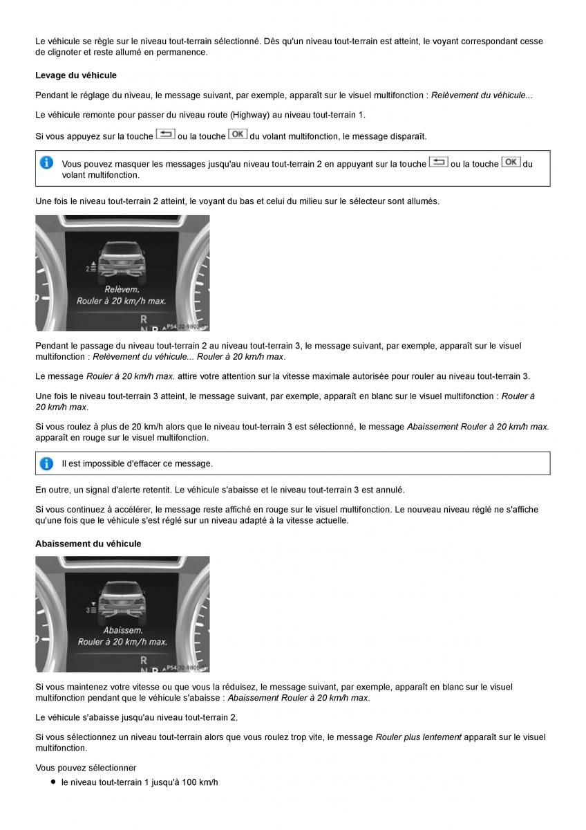 Mercedes Benz ML class II W164 manuel du proprietaire / page 205