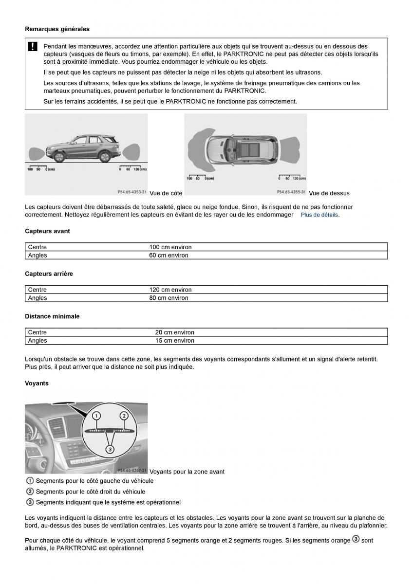 Mercedes Benz ML class II W164 manuel du proprietaire / page 213