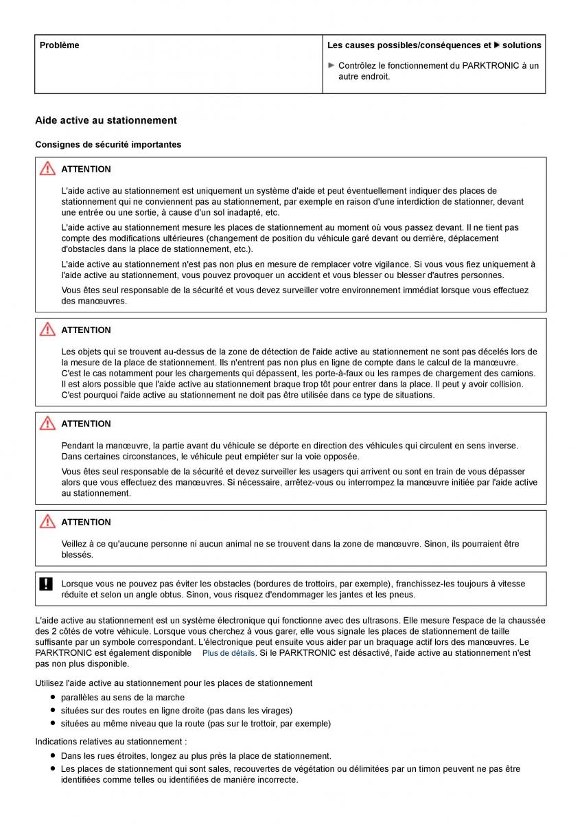 Mercedes Benz ML class II W164 manuel du proprietaire / page 215