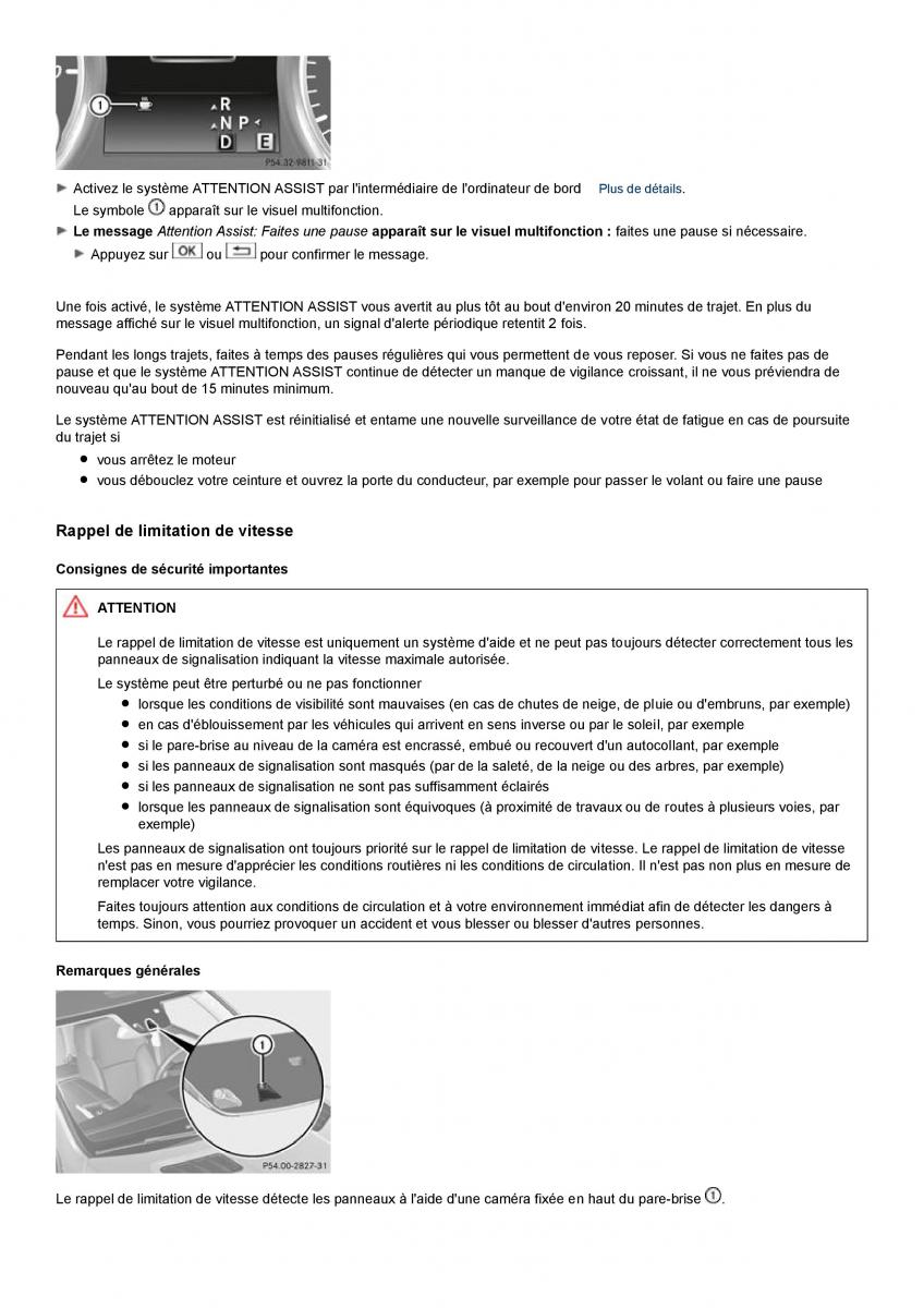 Mercedes Benz ML class II W164 manuel du proprietaire / page 229