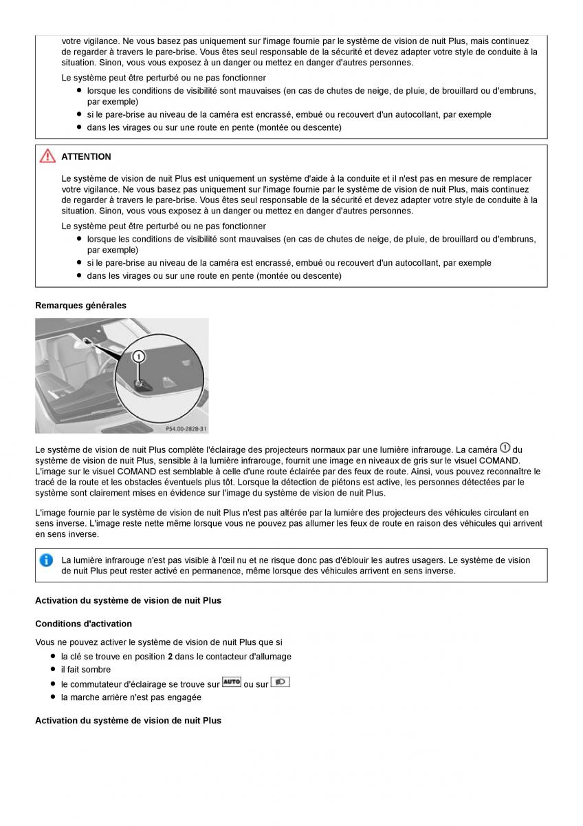 Mercedes Benz ML class II W164 manuel du proprietaire / page 231