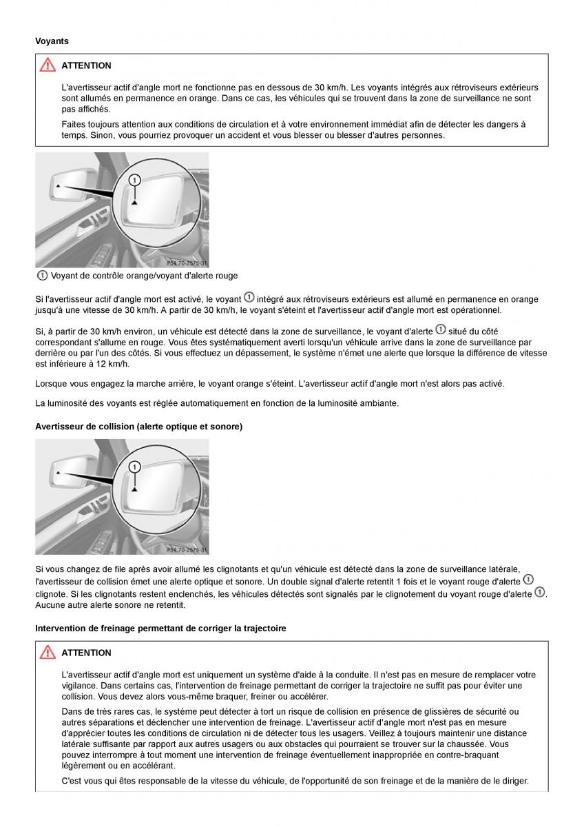 Mercedes Benz ML class II W164 manuel du proprietaire / page 239