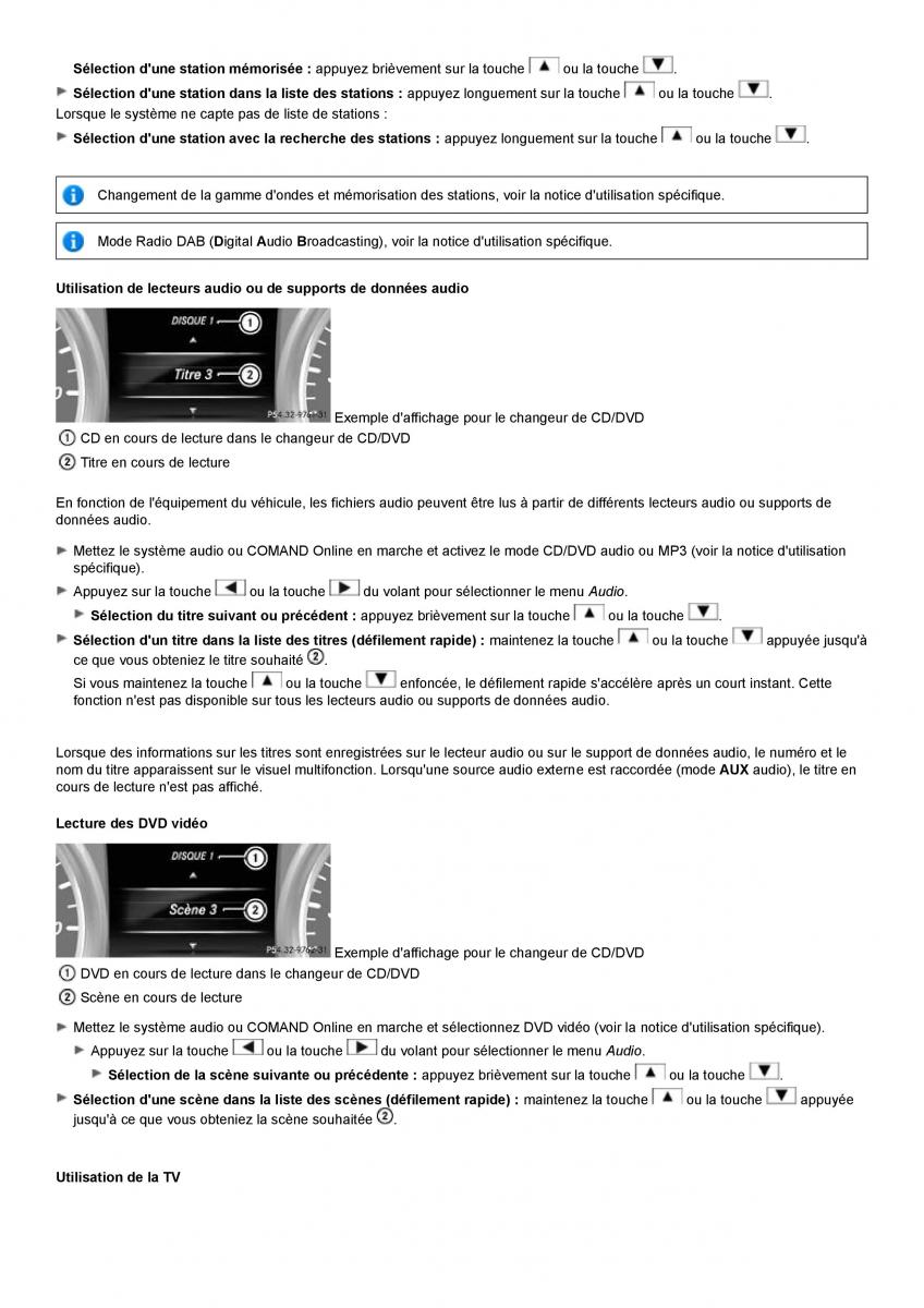 Mercedes Benz ML class II W164 manuel du proprietaire / page 271