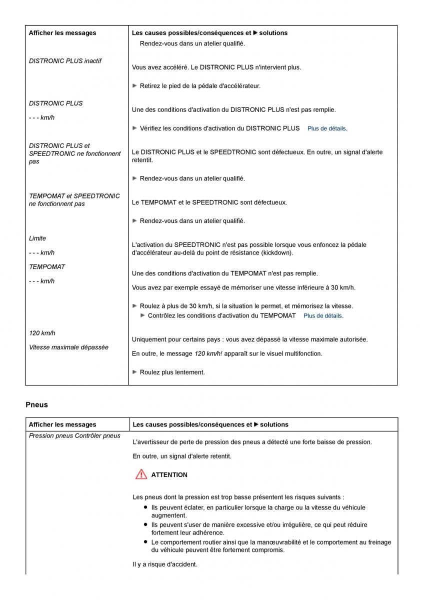 Mercedes Benz ML class II W164 manuel du proprietaire / page 309