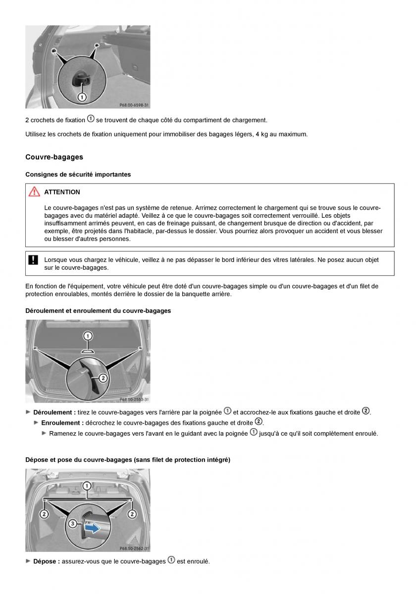 Mercedes Benz ML class II W164 manuel du proprietaire / page 333